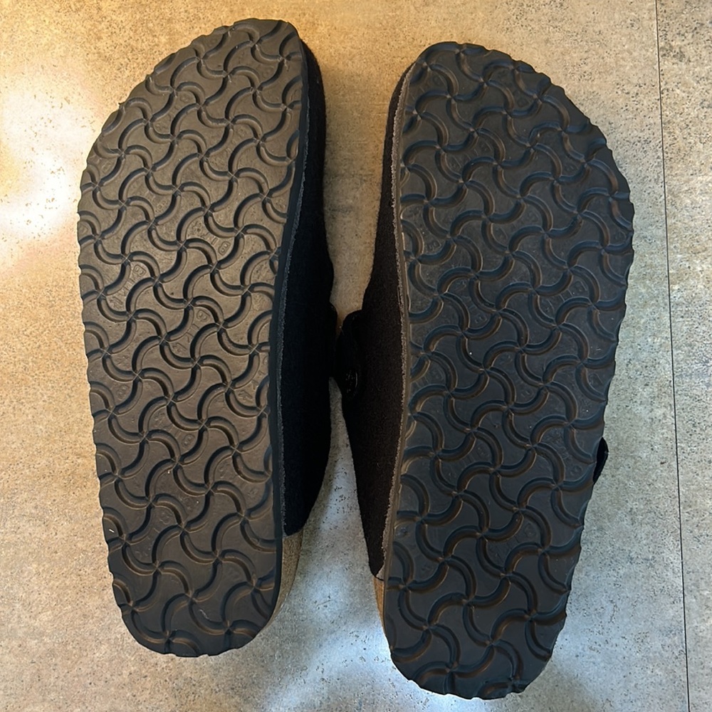 Birkenstock Black and Silver Embroidered Mules - Picture 4 of 6